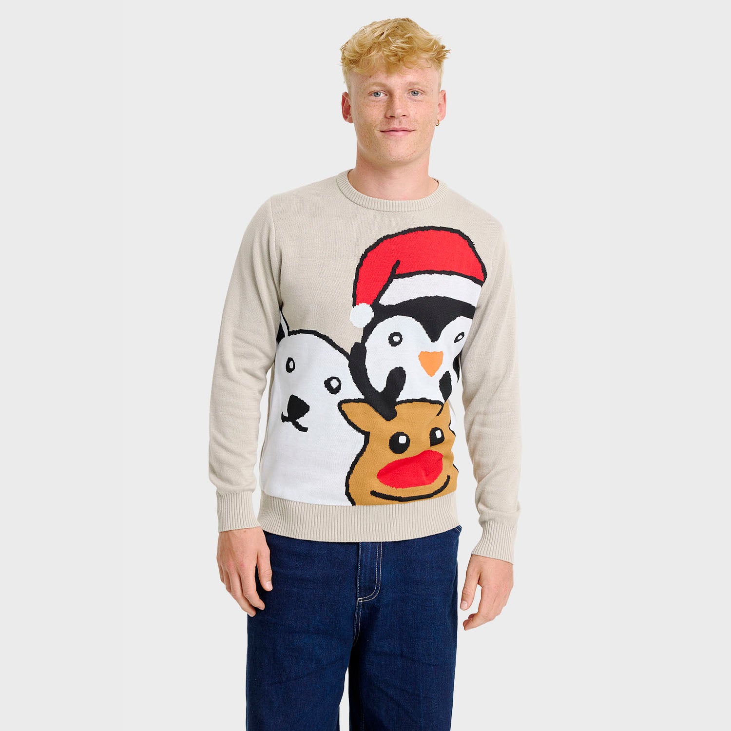 Dyrejulesweater - Herre